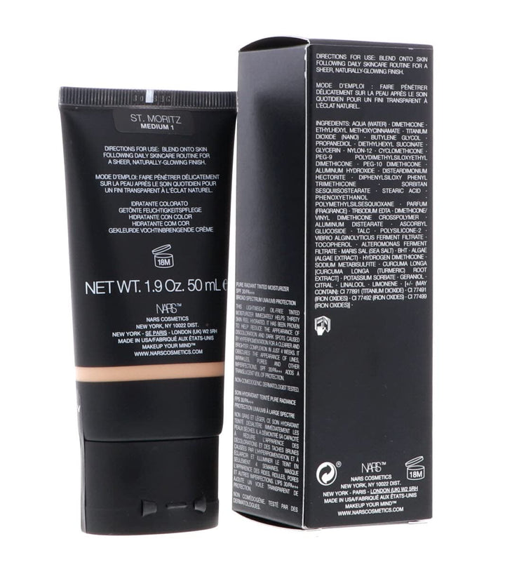 NARS Pure Radiant Tinted Moisturiser SPF 30 - St Moritz 50ml