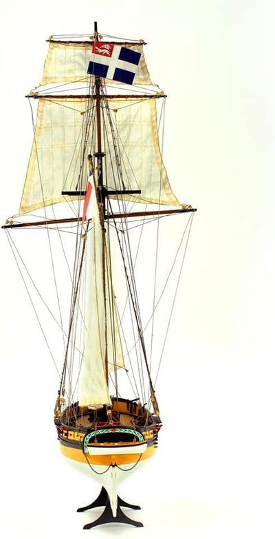 Artesanía Latina - Holzmodellschiff - Französische Kutter Kaperschiff Le Renard - Modell 22401, Mass