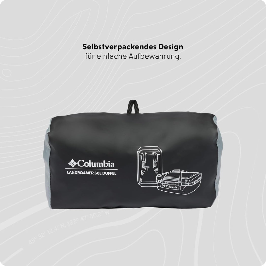 Columbia Unisex Landroamer Duffel Seesack (1er Pack) Einheitsgrösse Schwarz, Einheitsgrösse Schwarz