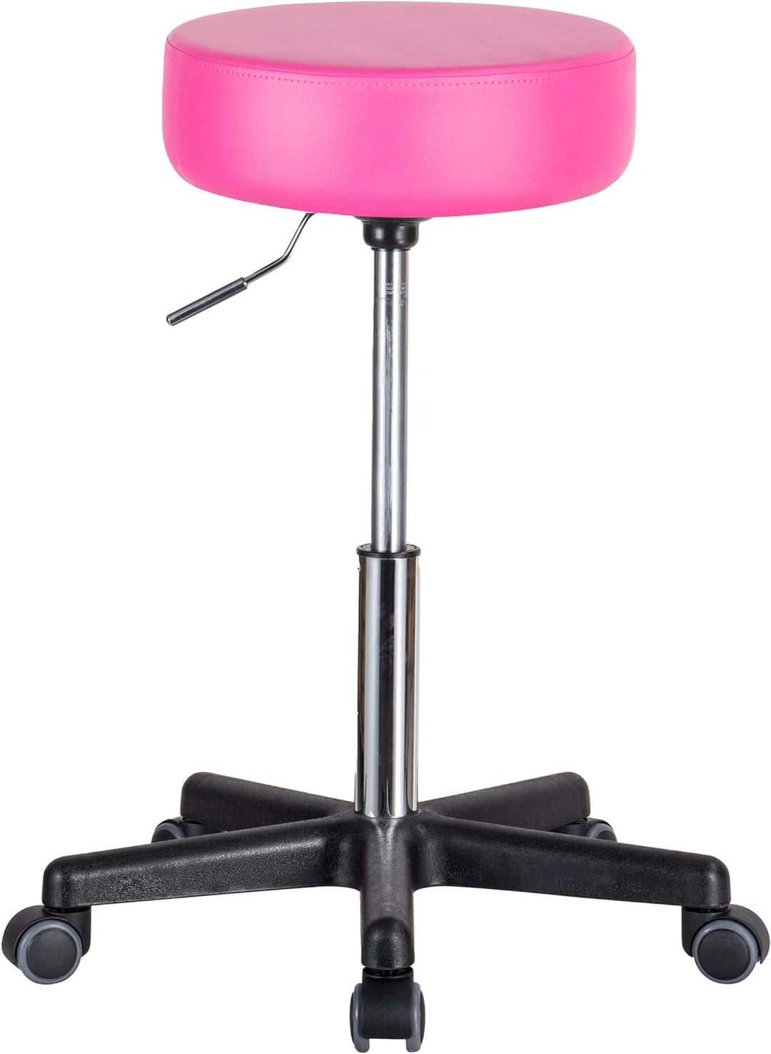 1stuff Profi Rollhocker Squash 35 - ca. 51-71 cm Sitzhöhe - Bürohocker höhenverstellbar mit hoher Be