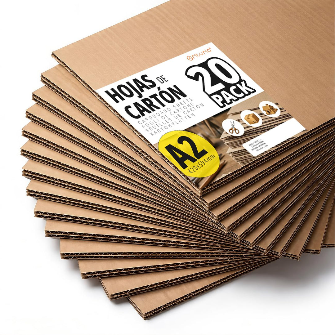 Kartonplatten, Fester Bastelkarton für DIY, Architekturprojekte, Verpackung und Versand Schutz, 1-2