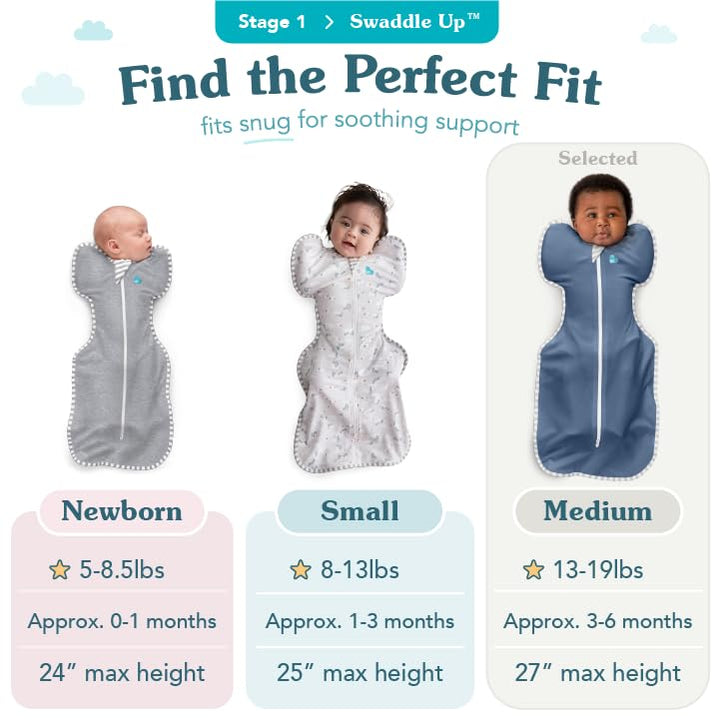 Love To Dream Pucksack Lite, Baby Erstausstattung, Medium (6-8,5kg), ideal für warme Temperaturen 24