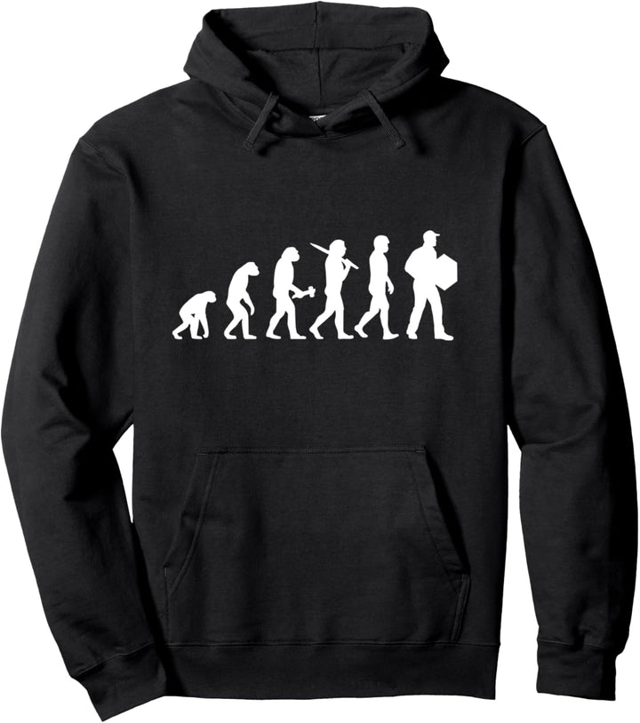 Paketzusteller Evolution Paketfahrer Zusteller Pullover Hoodie