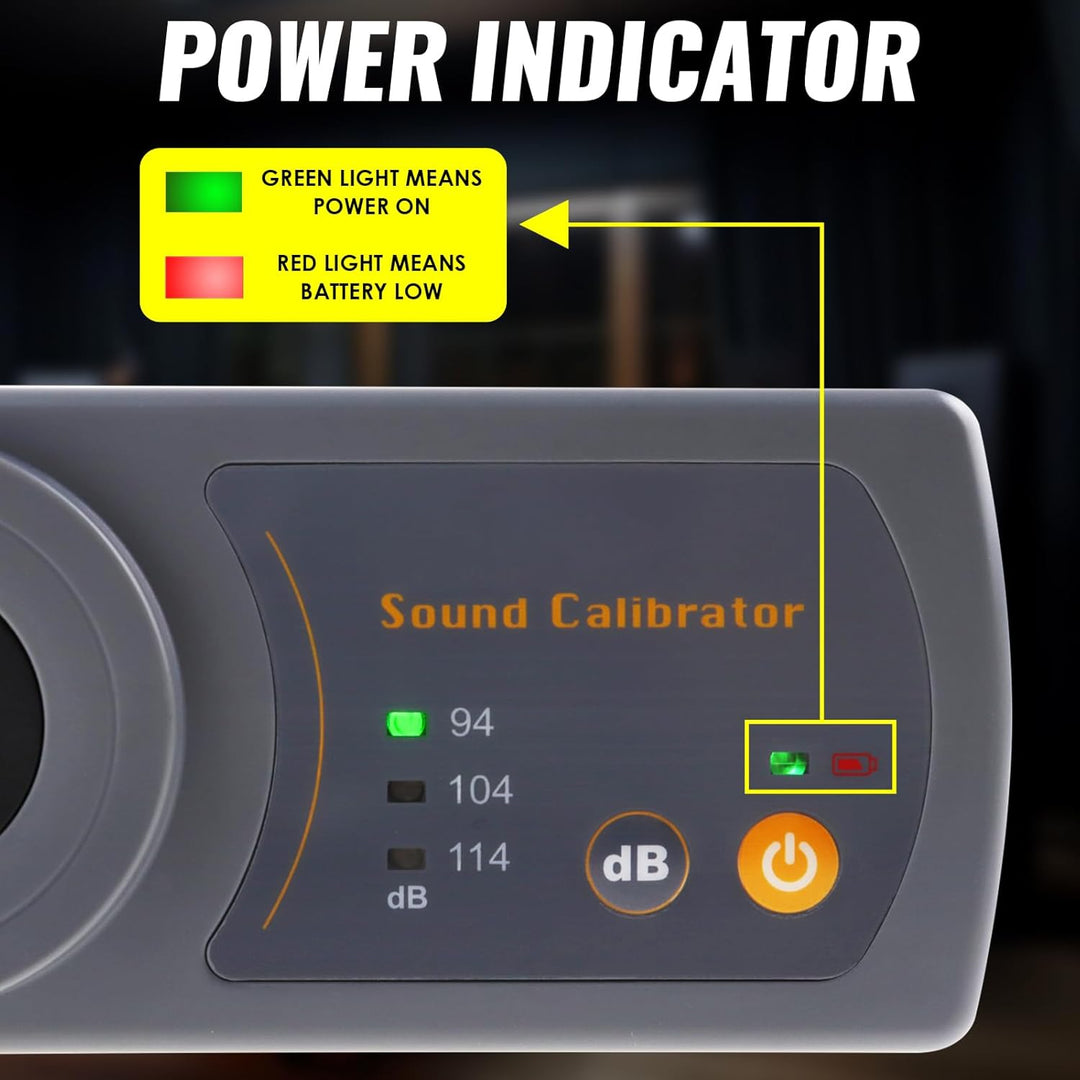 Klang Meter Dezibel Niveau Kalibrator Kalibrierung 114dB / 94dB / 104dB Kalibrierung Niveau für Scha