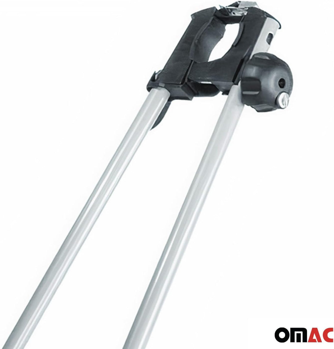 Fahrradträger Dachfahrradträger bis 15kg Fahrradhalter Aluminium Fahrräder 15 kg / 1tlg Silber, 15 k