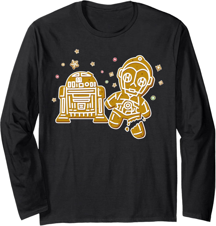 Star Wars Gingerbread Cookie Droids Langarmshirt