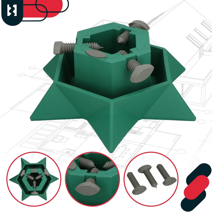 KOTARBAU® Weihnachtsbaumständer mit Wassertank - Christbaumständer - für Baumhöhe bis 2 m - Tannenba