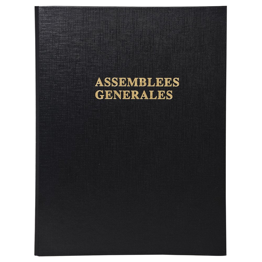 Reliure Registre 29,7x21cm 4 Anneaux avec Recharge (5419e) - Deliberations Assemblees Générales