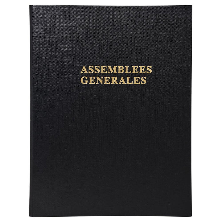 Reliure Registre 29,7x21cm 4 Anneaux avec Recharge (5419e) - Deliberations Assemblees Générales