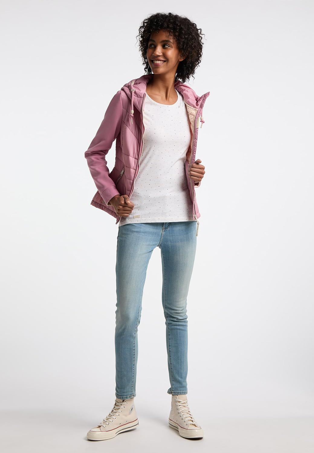 Ragwear LUCINDA Damen Jacke L DUSTY PINK, L DUSTY PINK
