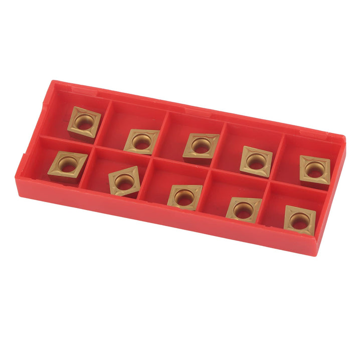 CNC Hartmetall Einsatzschneider, 10pcs Wendeschneid Drehmaschine Fräseinsätze Drehen Werkzeuge mit B