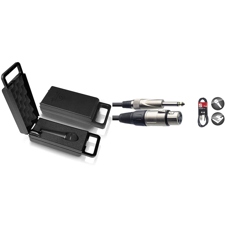 Behringer Ultravoice XM8500 Dynamisches Gesangsmikrofon mit Nierencharakteristik & Stagg SMC10XP Mik