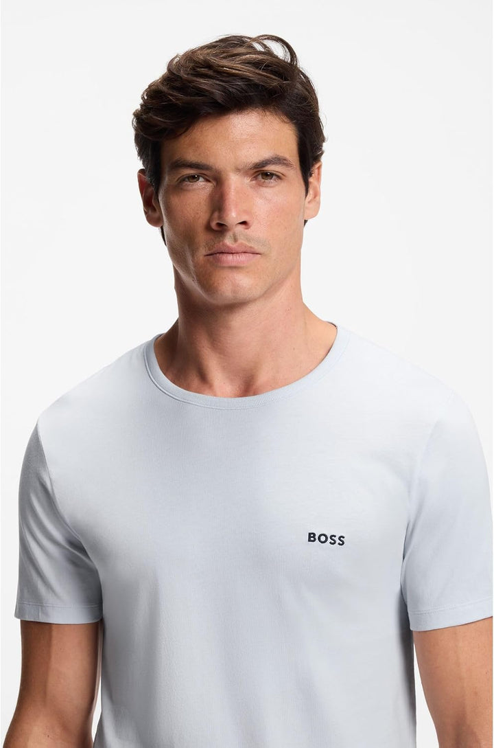 BOSS Herren Tshirtrn 3p Classic 10267939 0 Underwear_T_Shirt (1er Pack) S Open Miscellaneous 972, S
