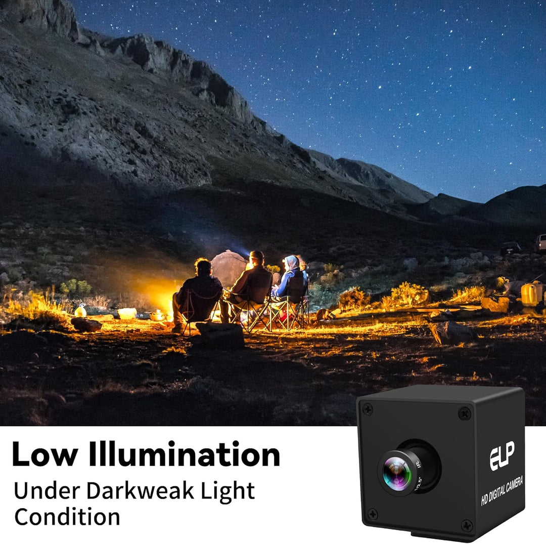 ELP 12MP USB Kamera 1080p@120fps Hochgeschwindigkeits-Webcam für industrielle Sicherheit mit 4K-Aufl