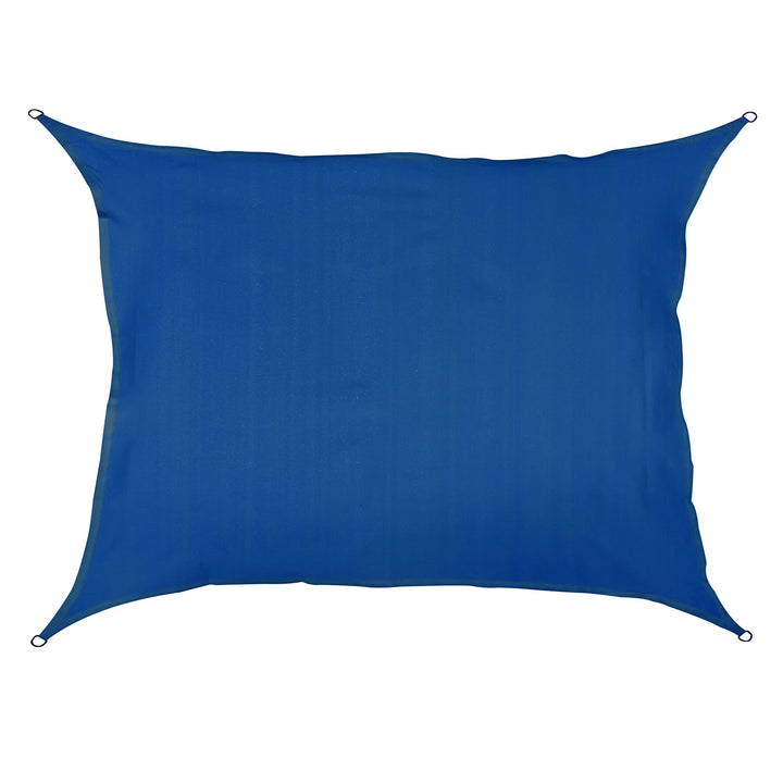Sonnensegel 3x4 rechteckig blau Sonnenschutz ohne Hitzestau Garten Camping 3 x 4 m - rechteckig Blau