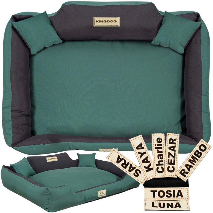 EDANTI Hundebett, Personalisierte Anti-Rutsch, Abnehmbar Hundekissen, Hundekorb, Hundesofa, Hundecou