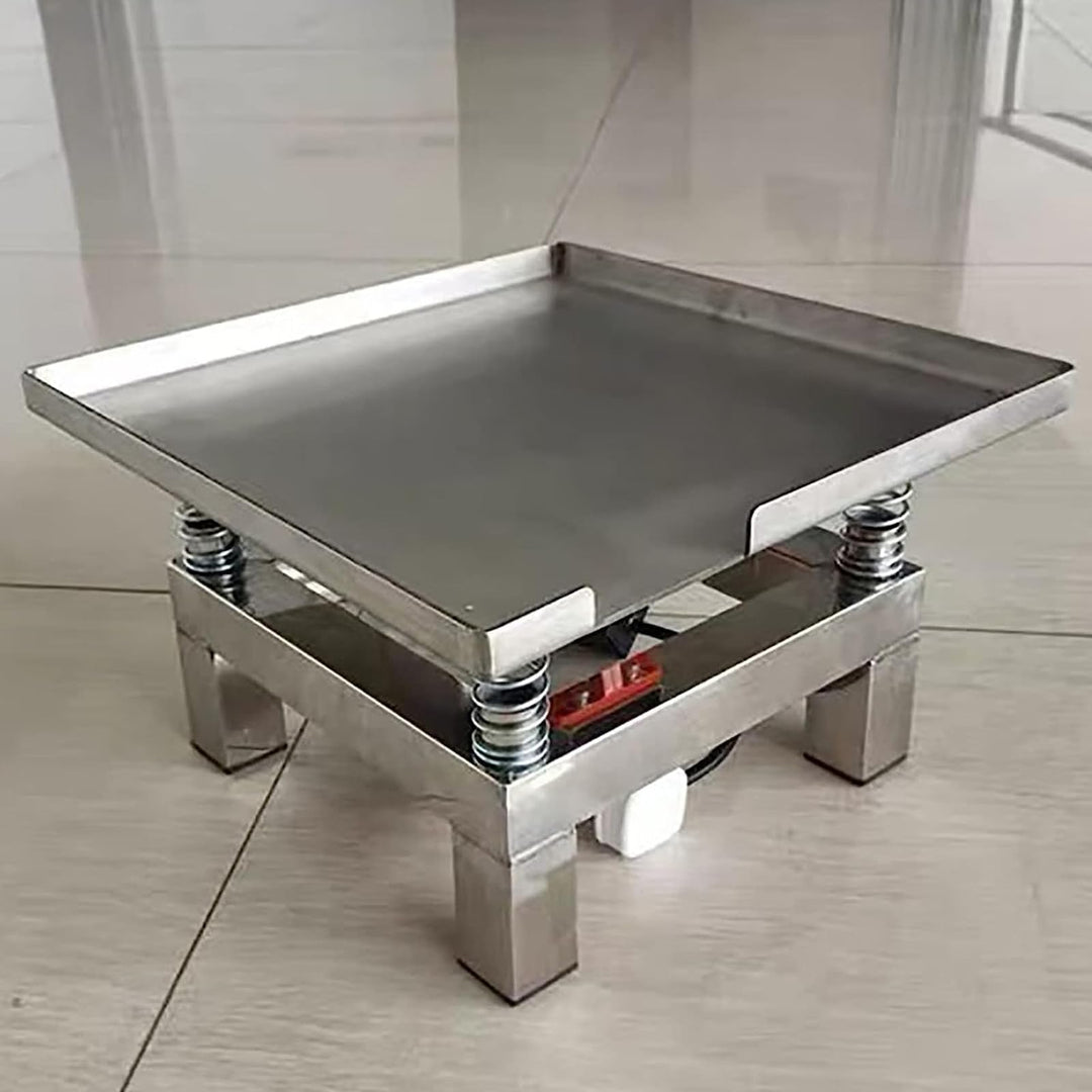 Beton-Rütteltisch – Kleiner Rüttelschüttler für Tests – Mini-Vibrationsplattform aus Edelstahl – Prü