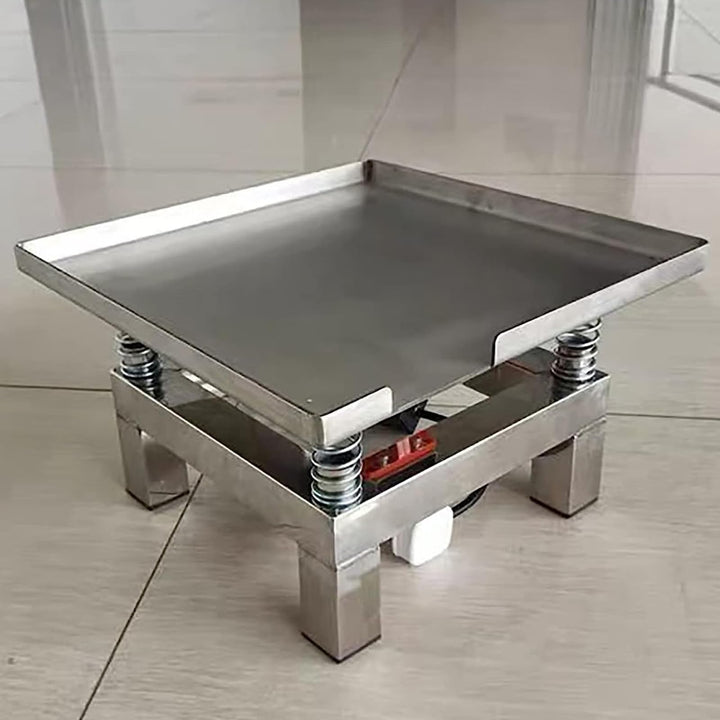 Beton-Rütteltisch – Kleiner Rüttelschüttler für Tests – Mini-Vibrationsplattform aus Edelstahl – Prü