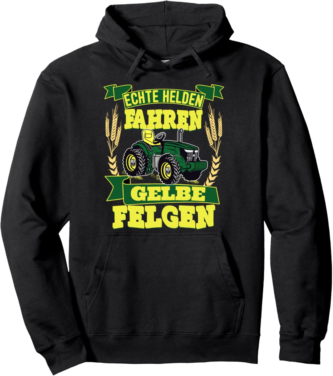 Bauernhof Spruch Landwirtschaft Trecker Biobauer Pulli Pullover Hoodie