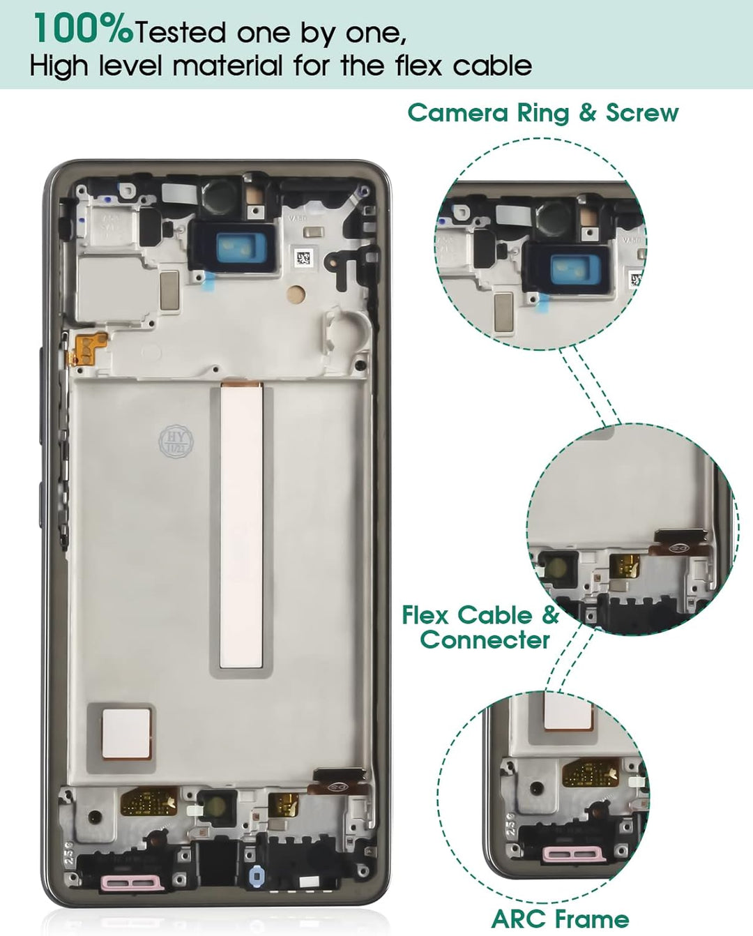 Kein Original für Samsung Galaxy A53 5G LCD-Bildschirm A53 5G Bildschirm Ersatz A536 LCD Display SM-