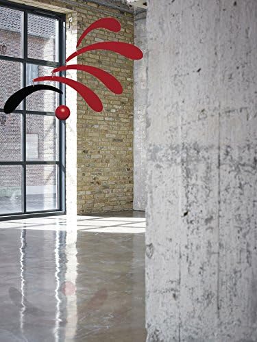 Flensted f005Red Flowing Rhythm, red Mobile, Stahl, rot/schwarz, 30x45cm