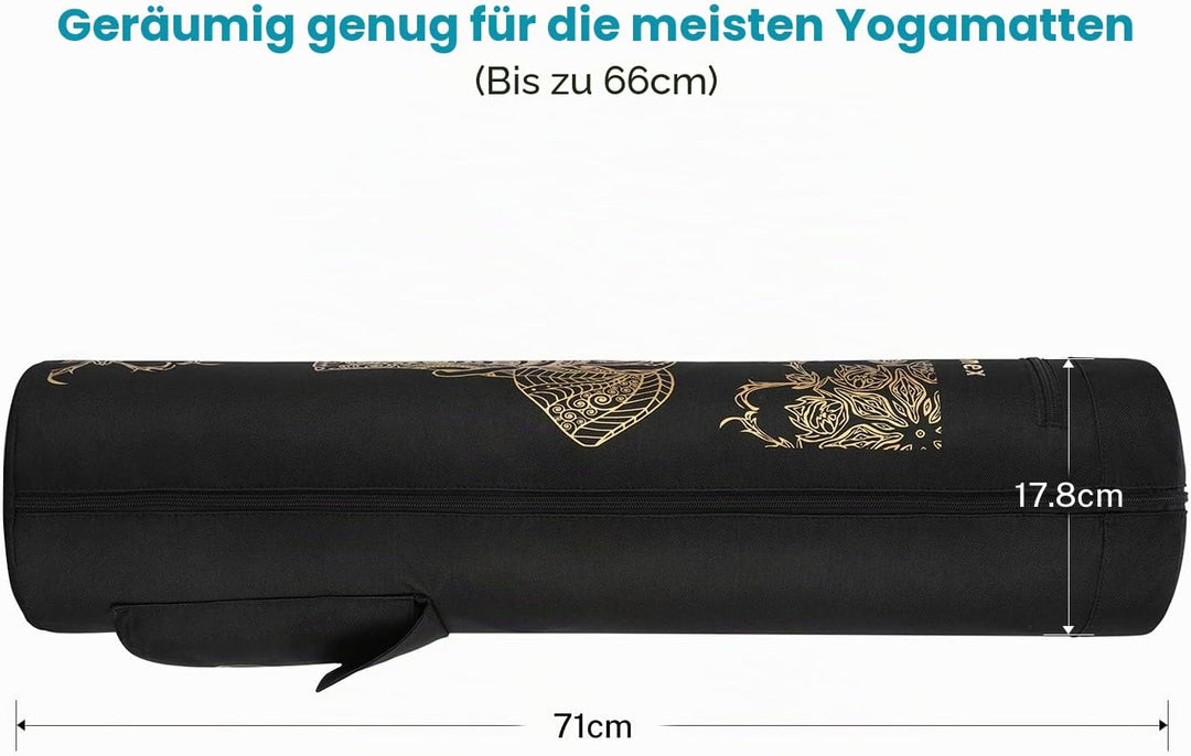 Gonex Yogatasche, Yogamatte Tasche Durchgehender Reissverschluss für Robuste wasserdichte Yogamatten