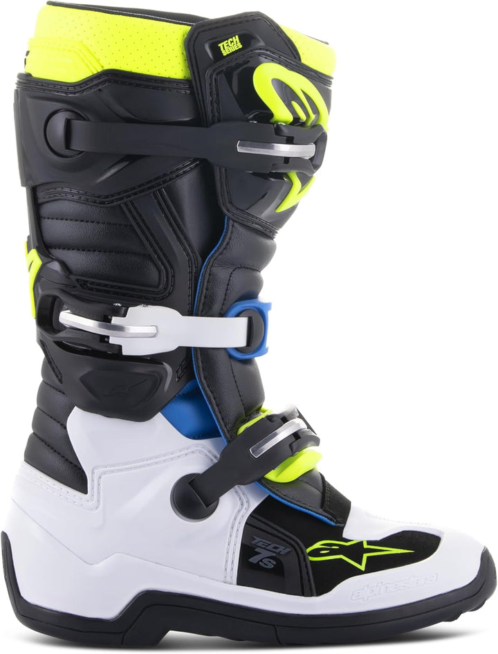 Alpinestars Unisex-Child Tech 7S Youth Boots Mehrfarbig Einheitsgrösse, Mehrfarbig Einheitsgrösse