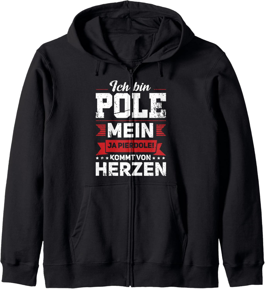 Pole Polen Kurwa Kapuzenjacke