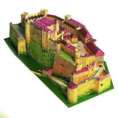 Aue Verlag Hohensalzburg“-Modellbausatz, 56 cm x 26 cm x 16 cm