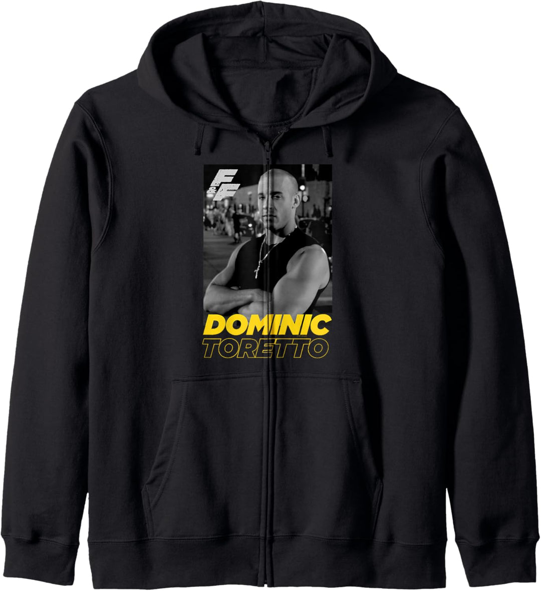 Fast & Furious Dominic Toretto Portrait Logo Kapuzenjacke