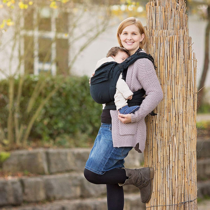 HOPPEDIZ® NABACA® Komfort-Modultrage, Basic-Set London grau-schwarz, London grau