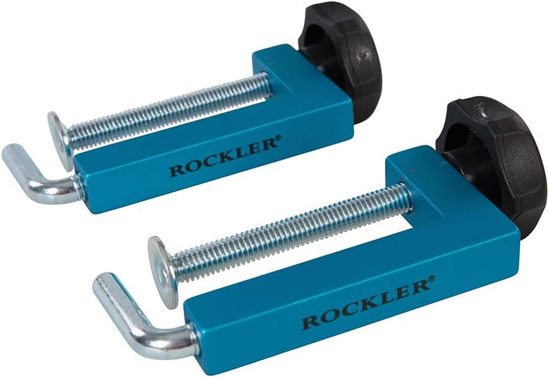 ROCKLER 433225 Universal-Anschlagszwingen, 2 Stück, blau