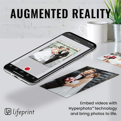 Lifeprint 3x4.5 Tragbarer Foto- und Videodrucker für iOS- und Android-Geräte. Erwecken Sie Ihre Foto