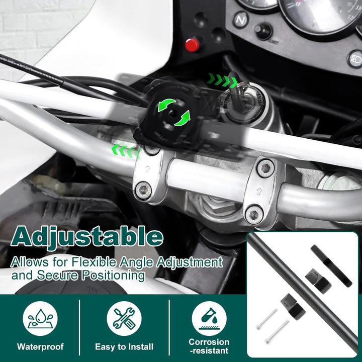 22,2-mm-GPS-Montagehalterung, kompatibel mit MT-03 SV650 GSX-S750 | GPS-Halterung für Motorrad-Navig