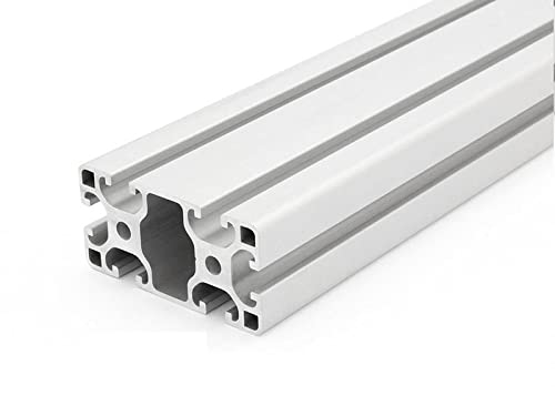 Aluminiumprofil 40x80L I-Typ Nut 8 (leicht), silber eloxiert. Aluminium Profil 40x80 Alu Profil 40 x