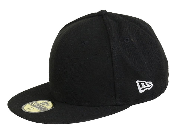 New Era Black Blank 59Fifty Basecap - 7 1/4-58cm (L)