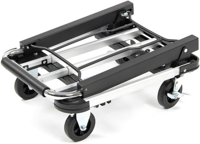HEMMDAL Transportwagen mit offener Schaufel | 150 kg Tragkraft | HxB 95 x 42 cm | 71 cm Schaufeltief
