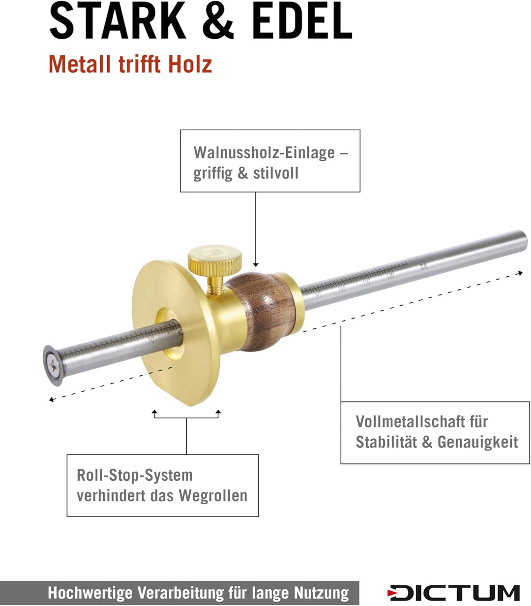 DICTUM® Streichmass