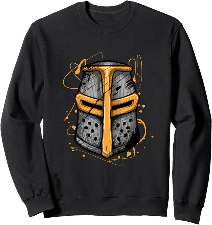 Ritter Templar Helm Geschenk Tempelritter Sweatshirt