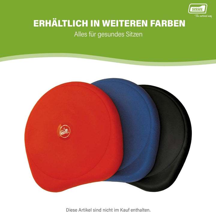 SISSEL SITFIT Plus, Luftgefülltes Sitzkissen, Balance und Sitzhaltung , Ø 37 cm, schwarz Schwarz Sin