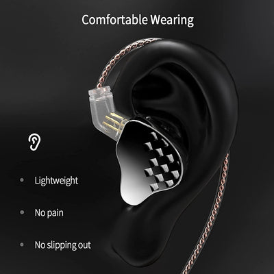 Yinyoo KBEAR Robin In-Ear-Kopfhörer, inear Monitore, 1DD+4BA Hybrid-Treiber, Stereo-Sound-Kopfhörer,