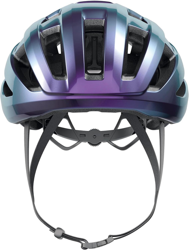 ABUS Rennradhelm PowerDome - leichter Fahrradhelm mit cleverem Belüftungssystem und aerodynamischem