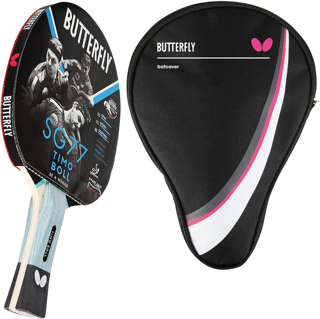 Butterfly® Timo Boll SG77 Tischtennisschläger | Tischtennis Racket Bat Hobby & Training | routiniert