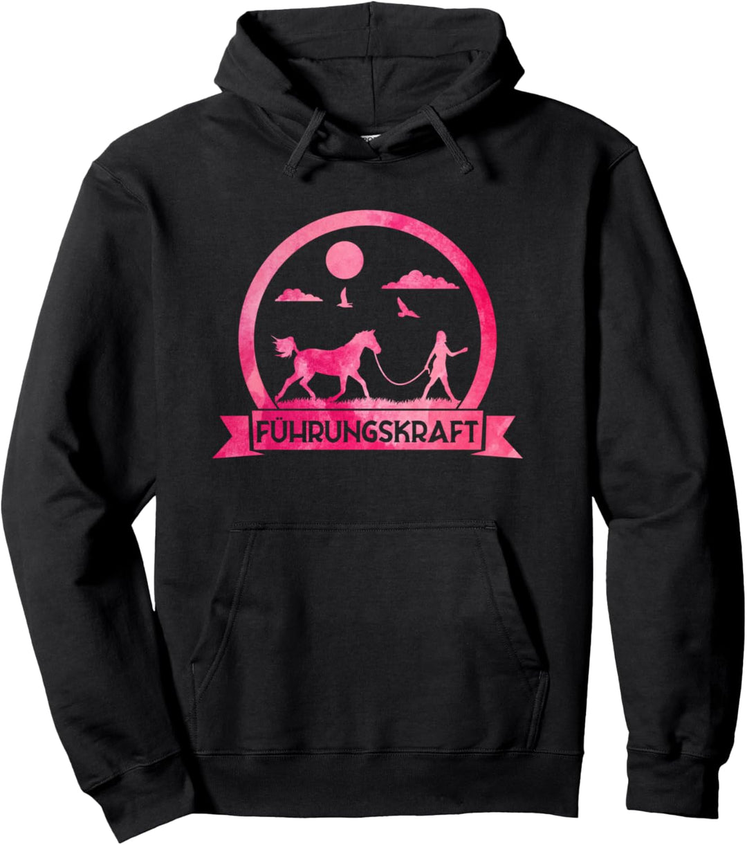 Führungskraft von Pferden - Lustiges Reiterin Pferde Pullover Hoodie