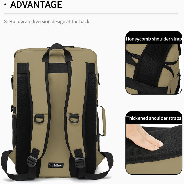 Kalesi Gym Duffle Bag Backpack 4-Way Waterproof with Shoes Compartment for travel Sport Hiking Lapto