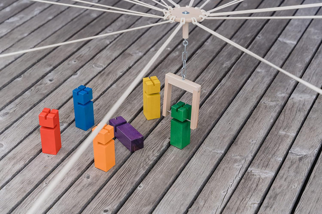 waelderspielzeug Fröbelturm - Teamspiel für Erwachsene und Kinder ab 8 Jahren - das Original aus hei