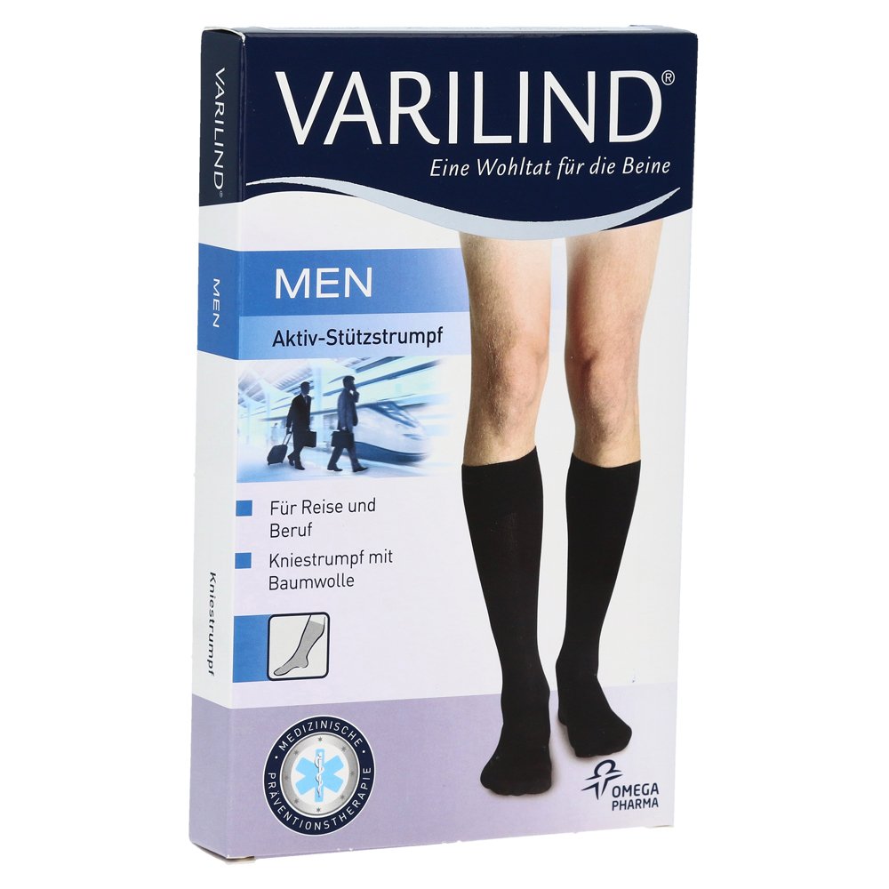 Paracelsia Pharma GmbH VARILIND Men 180den AD XL Baumwolle schwarz 2 St
