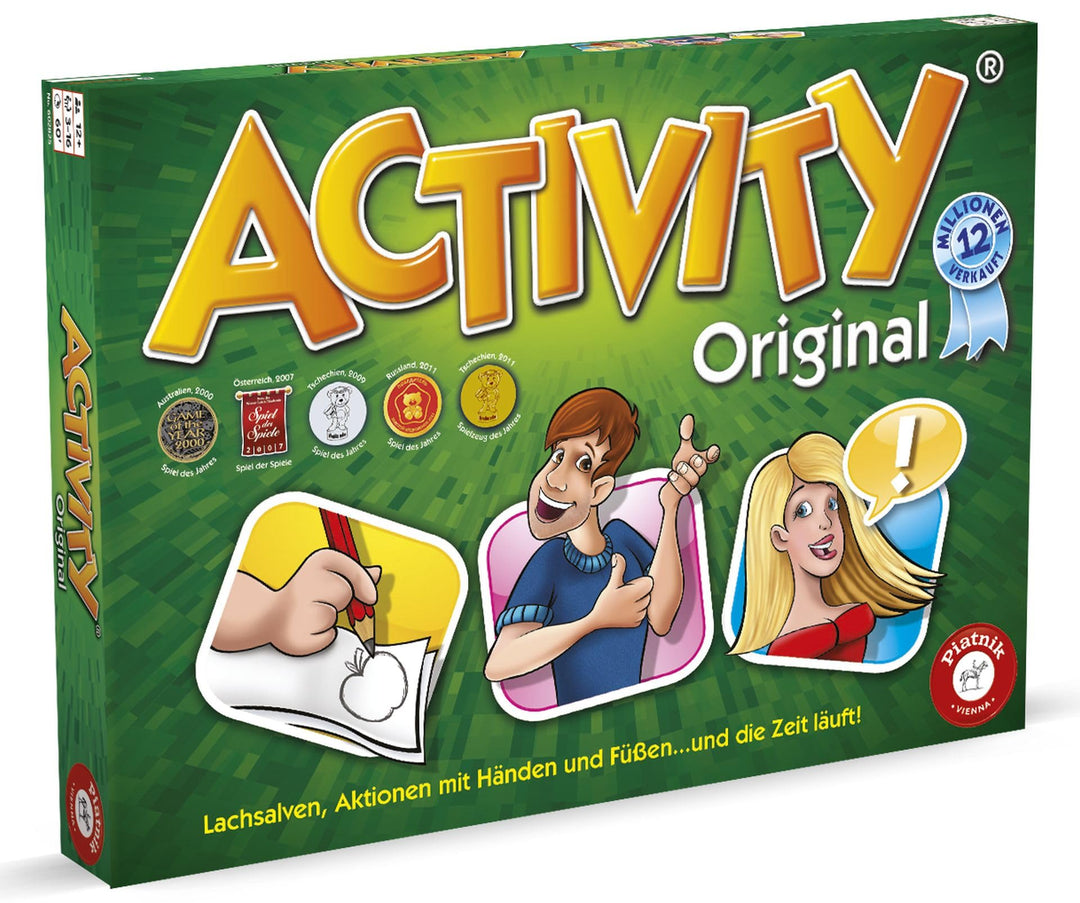 Piatnik 6028 - Activity Original |Spielklassiker für Partys und Spieleabende |Pantomime, Zeichnen, E