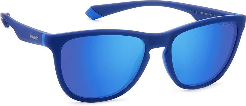 Polaroid Unisex Sunglasses 56 Zx9/5x Blue Azure, 56 Zx9/5x Blue Azure