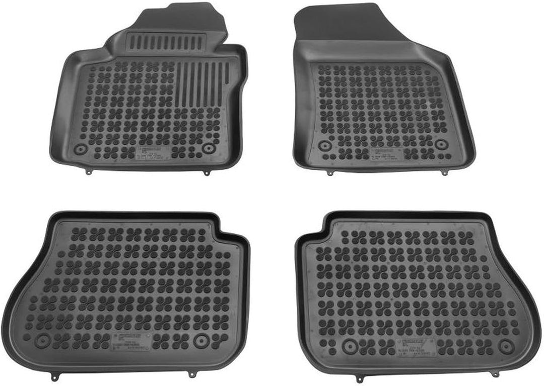 M MOTOS Gummimatten Auto Fussmatte passt für Volkswagen Caddy III 2003-2021 Verbessern Sie Ihren Rei